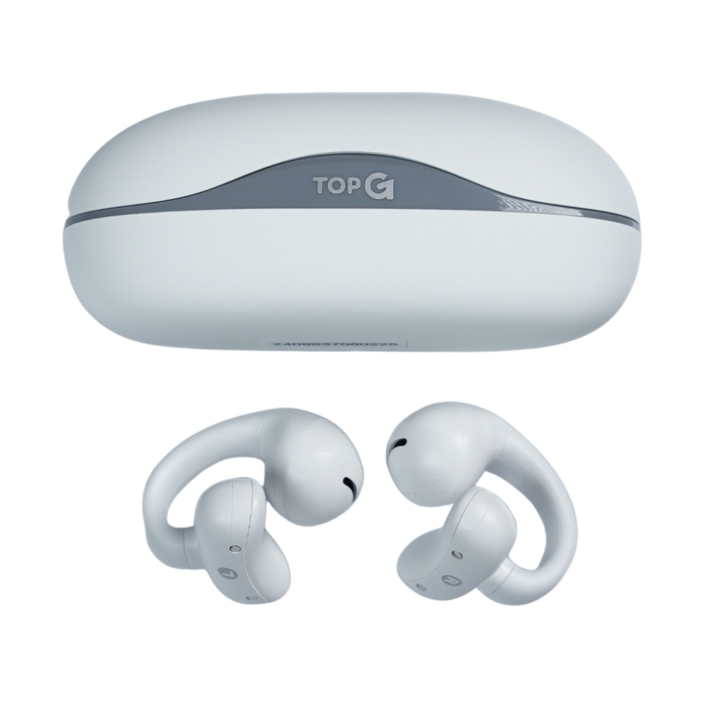 TopG Vox Q4 Ear Clip Beyaz Kulak İçi Bluetooth Kulaklık