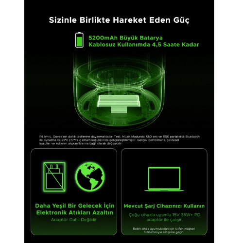 Govee RGBICWW Masa Lambası 2 Pro x JBL-H60200F1