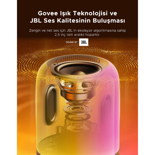 Govee RGBICWW Masa Lambası 2 Pro x JBL-H60200F1