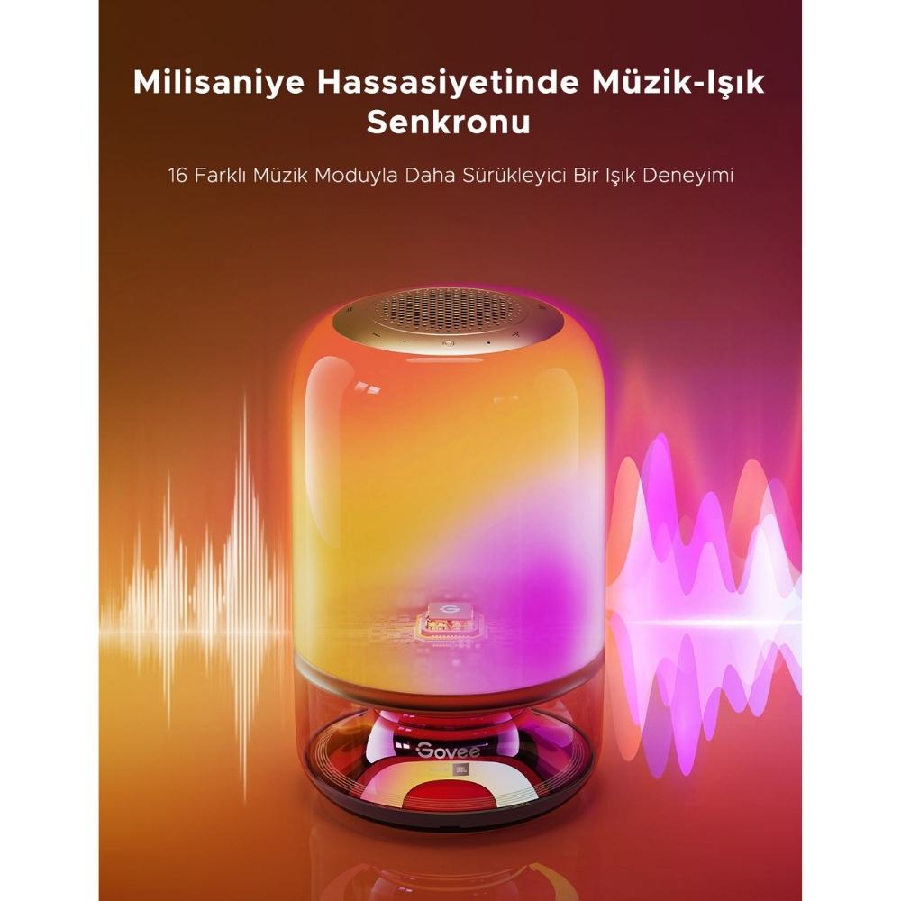 Govee RGBICWW Masa Lambası 2 Pro x JBL-H60200F1