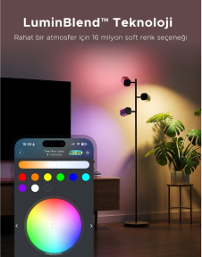 Govee Üçlü Spot Aydınlatma Köşe Lambası-H60B2311