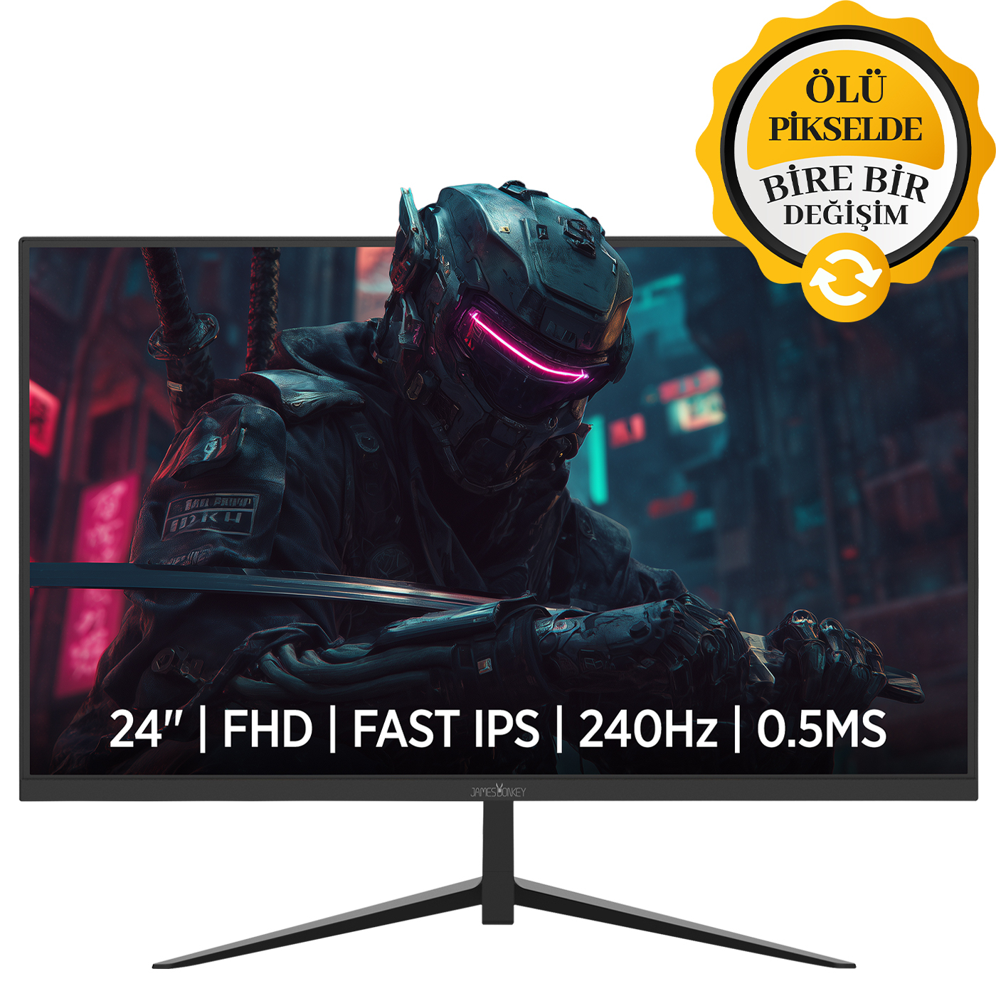 James Donkey Ravel R40 24″ 240Hz 0.5Ms Fast IPS FHD Gaming Monitör (Ölü Pikselde Anında Değişim)