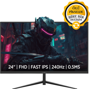 James Donkey Ravel R40 24″ 240Hz 0.5Ms Fast IPS FHD Gaming Monitör (Ölü Pikselde Anında Değişim)