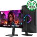 GamePower Lunis L50 27″ 240Hz 0.5Ms VA FHD RGB Pivot Gaming Monitör (Ölü Pikselde Anında Değişim)