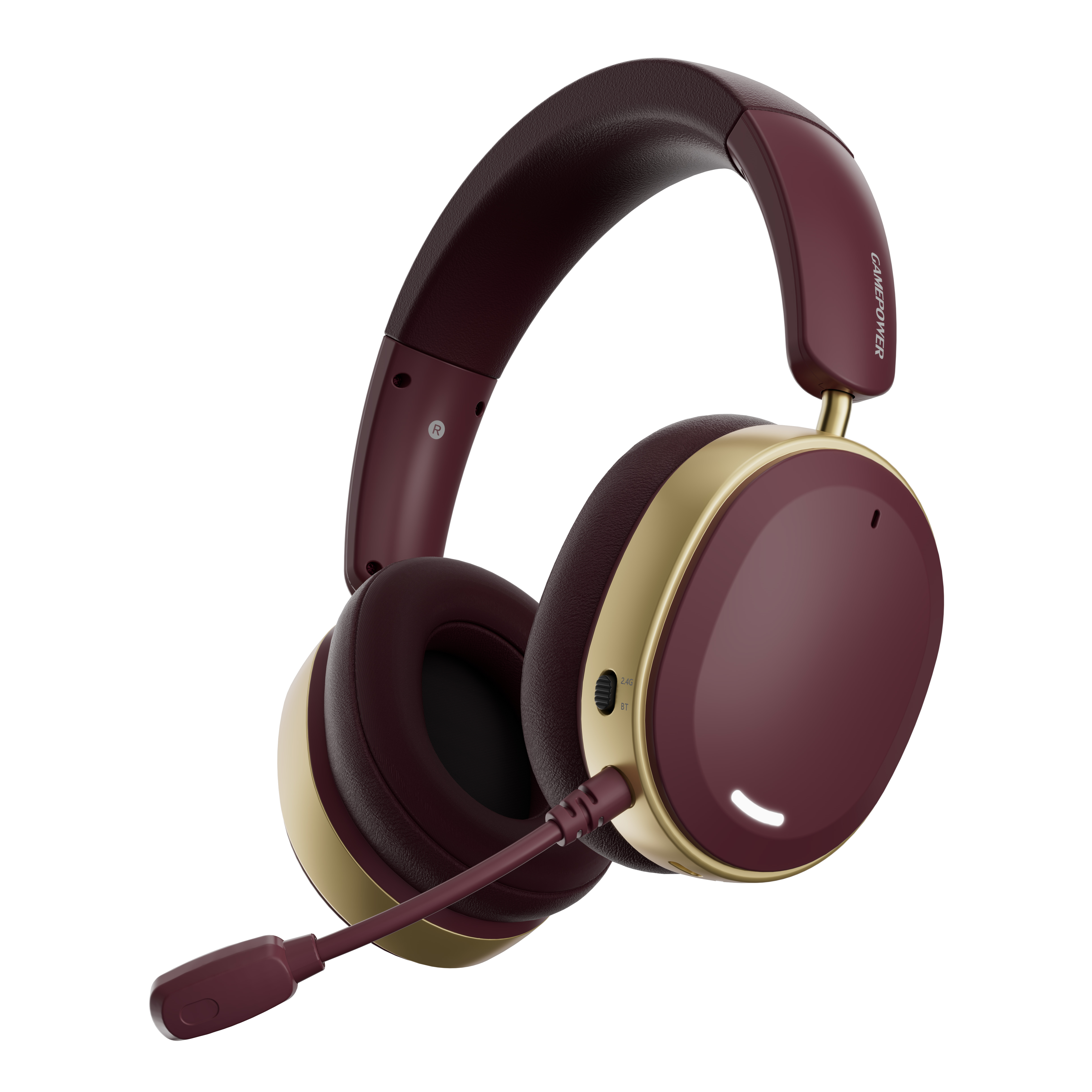 GamePower Ultima Wireless 7.1 Surround 2000 mAh Bordo Gaming (Oyuncu) Kulaklık