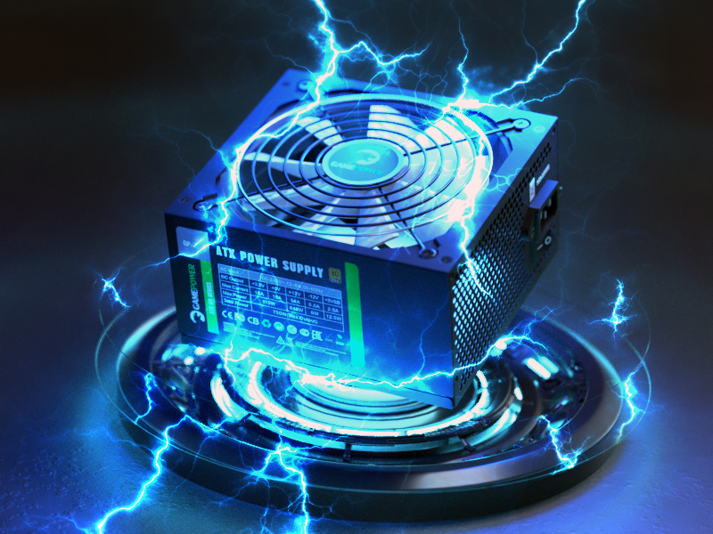 GamePower GP-850 APFC 14cm 80+ Bronze 850W Power Supply BULK