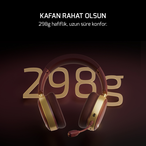 GamePower Ultima Wireless 7.1 Surround 2000 mAh Siyah Gaming (Oyuncu) Kulaklık