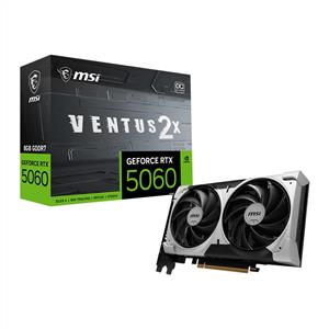 MSI GEFORCE RTX 5060 8G VENTUS 2X OC V1 8GB GDDR7 128Bit DLSS 4 Gaming (Oyuncu) Ekran Kartı