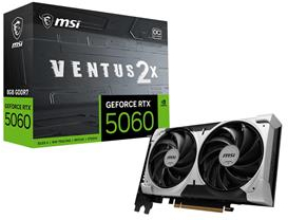 MSI GEFORCE RTX 5060 8G VENTUS 2X OC V1 8GB GDDR7 128Bit DLSS 4 Gaming (Oyuncu) Ekran Kartı