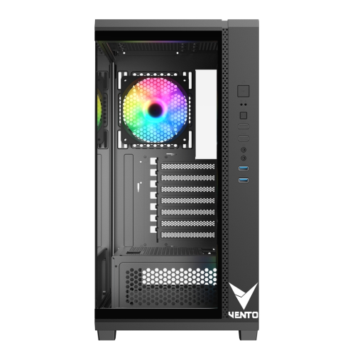 VENTO FSP VG4300F 1000W Gen5 ATX3.1 80+ Gold 4x120mm RGB Fan Temperli Cam USB 3.0 Mesh ATX Gaming (Oyuncu) Kasa