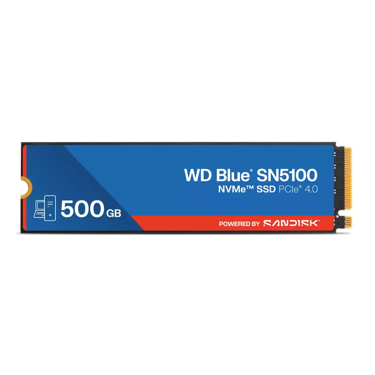 WD Blue SN5100 500GB 7100/6700MB/s M.2 NVMe Gen4 SSD Disk - WDS500G5B0E