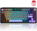 MageGee Captain75 82 Tuş Kablosuz Mekanik CNC RGB Hot-Swap Gasket Siyah Gaming Klavye