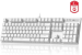 MageGee MK-STORM 104 Tuş Blue Switch Kablolu Türkçe Q Beyaz Gaming Klavye