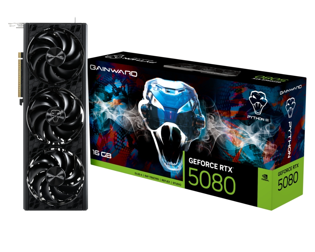 GAINWARD GeForce RTX 5080 Python III 16GB GDDR7 256Bit Gaming Ekran Kartı