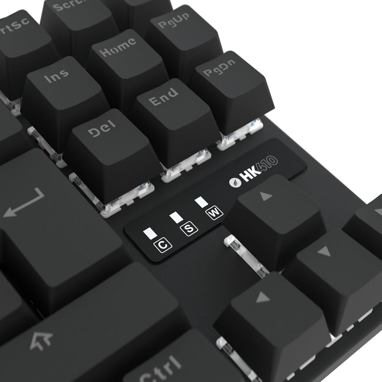 Hawk HK410 Mekanik Mavi Switch 19 Mod RGB Kablolu Siyah TKL Türkçe Gaming Oyuncu Klavye