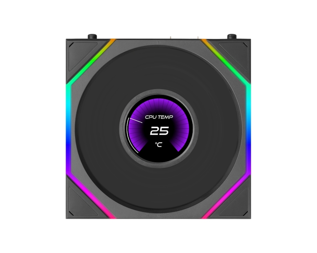 Lian Li UNI FAN TL LCD FLEX 1x120mm Siyah Kasa Fanı (G9F.12TLLCD1F1B.00)
