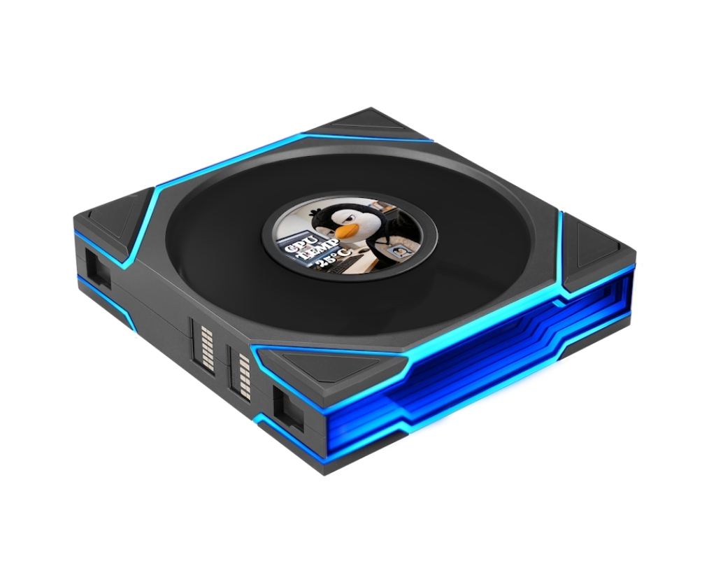 Lian Li UNI FAN TL LCD FLEX 1x120mm Siyah Kasa Fanı (G9F.12TLLCD1F1B.00)