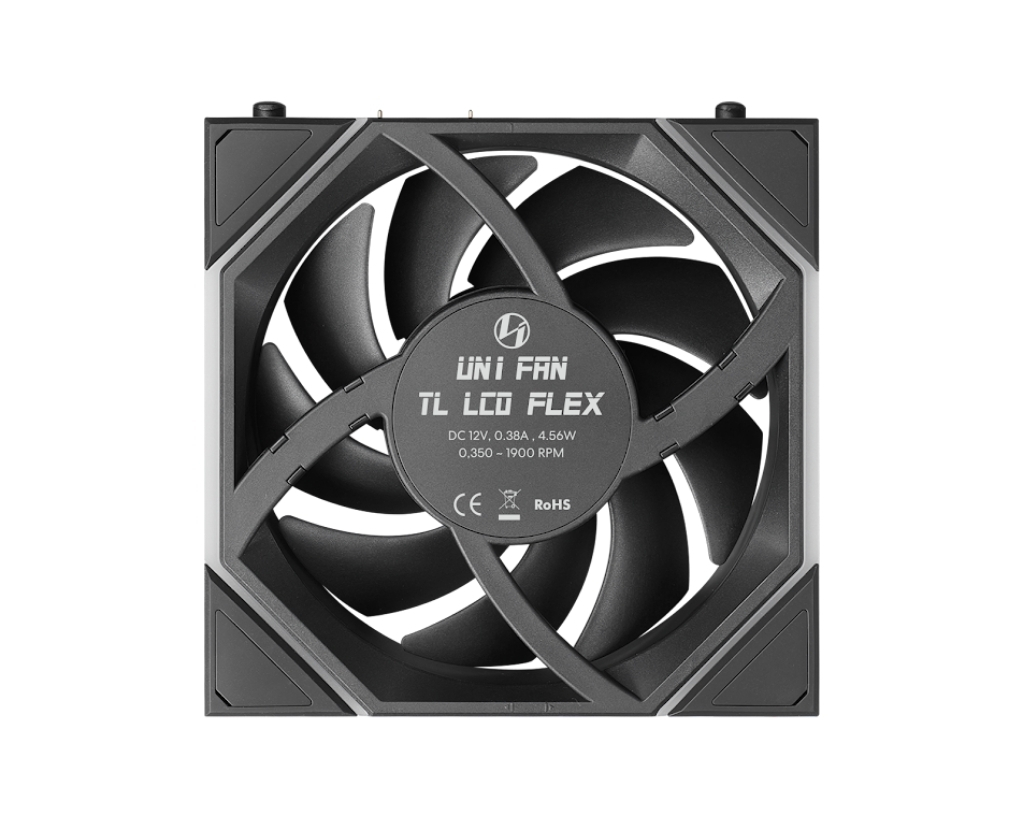 Lian Li UNI FAN TL LCD FLEX 1x120mm Siyah Kasa Fanı (G9F.12TLLCD1F1B.00)
