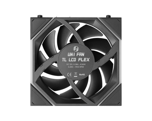 Lian Li UNI FAN TL LCD FLEX 1x120mm Siyah Kasa Fanı (G9F.12TLLCD1F1B.00)