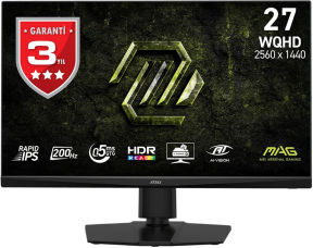 MSI MAG 272QPF E20 27″ 200Hz 0.5ms 2K WQHD Adaptive Sync Rapid IPS Pivot Gaming Monitör