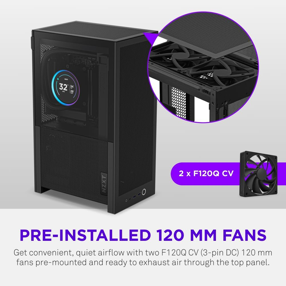NZXT H2 FLOW CI-H21FB-01 Gaming Kasa