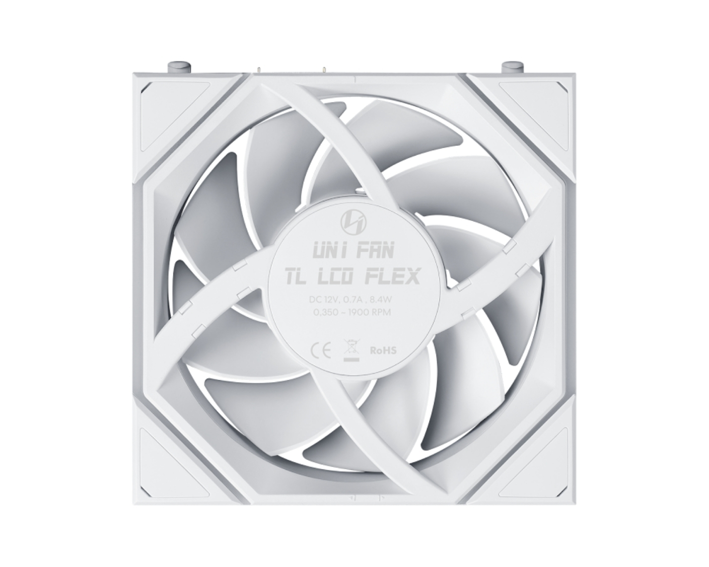 Lian Li UNI FAN Reverse TL LCD FLEX 1x120mm Beyaz Kasa Fanı (G9F.12RTLLCD1F1W.00)