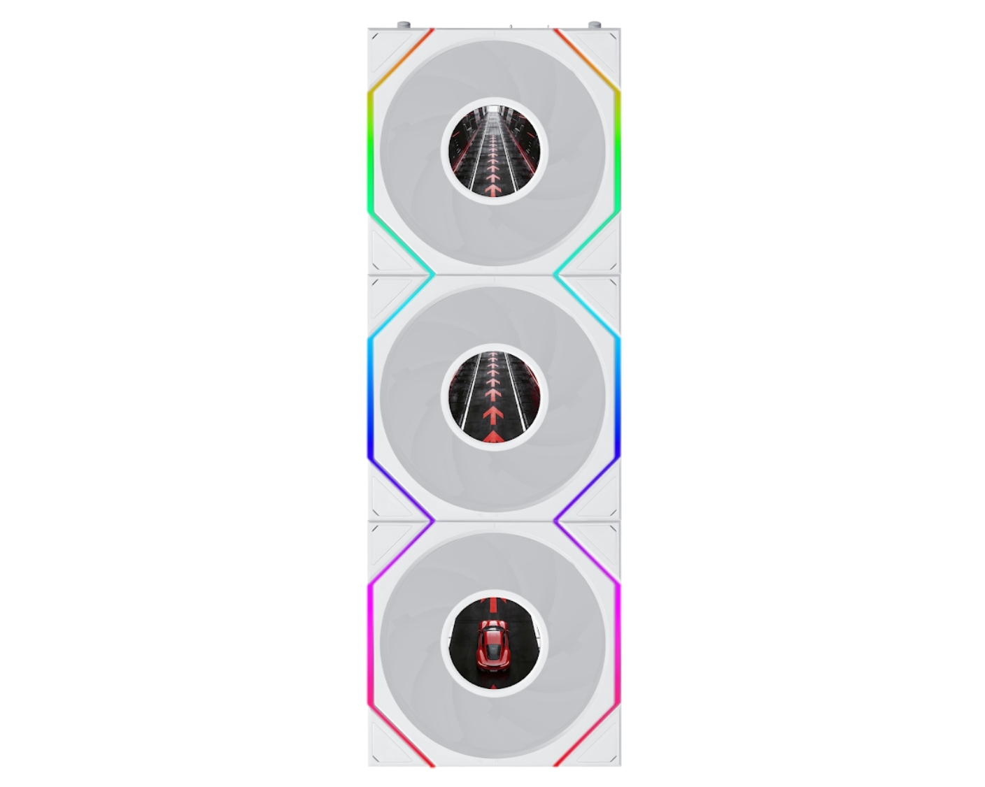 Lian Li UNI FAN TL LCD FLEX 3x120mm Beyaz Kasa Fanı (G9F.12TLLCD1F3W.00)