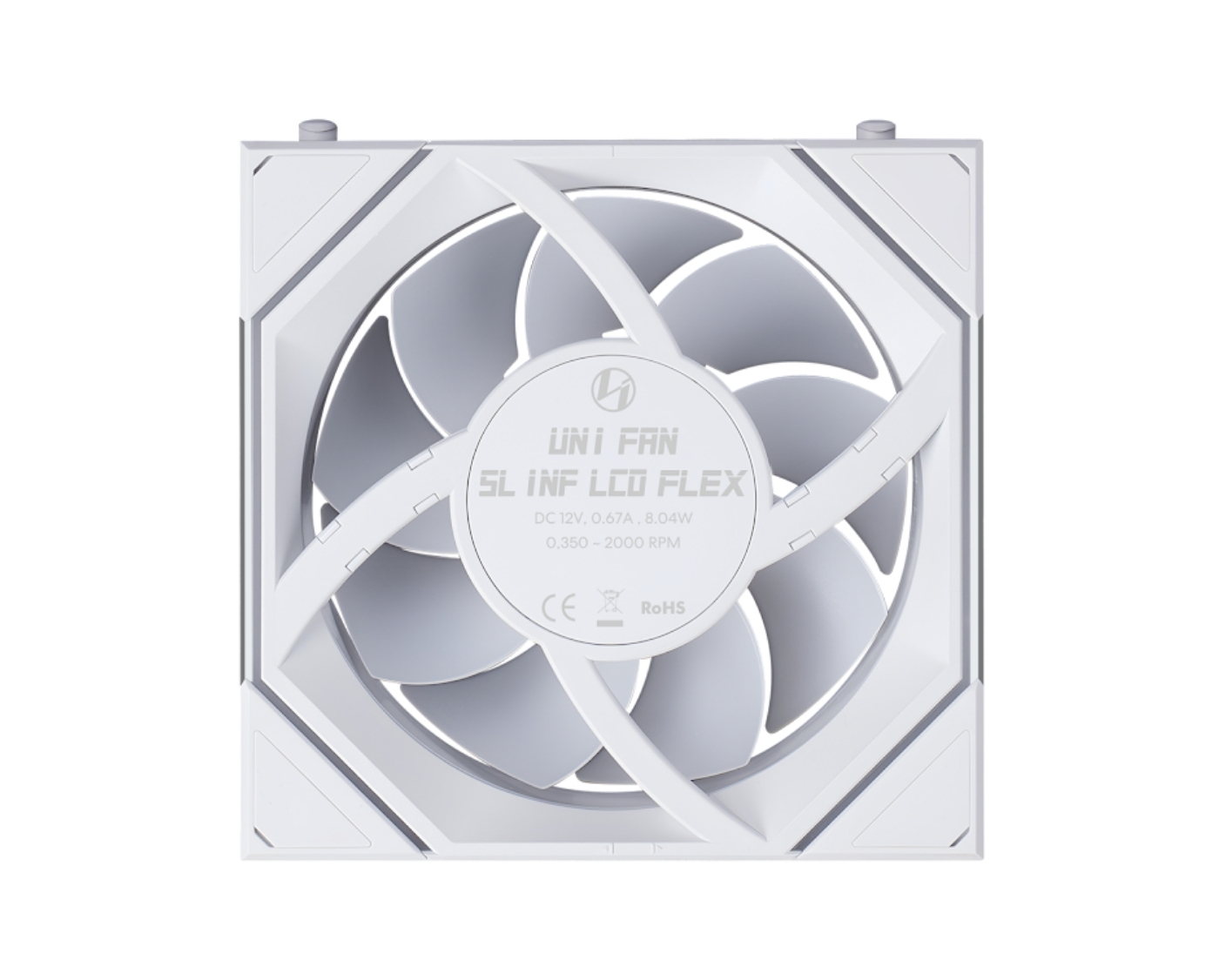 Lian Li UNI FAN SL INF LCD FLEX 3x120mm Beyaz Kasa Fanı (G9F.12SLIND1F3W.00)