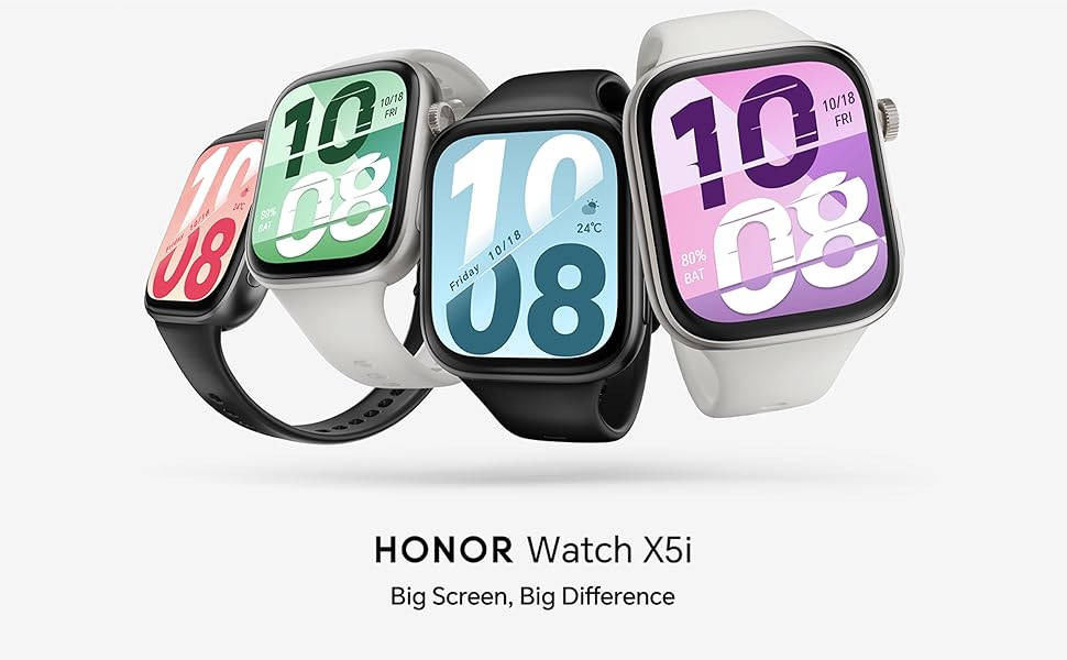 Honor Watch X5i 5502ACCH Siyah Akıllı Saat Siyah 
