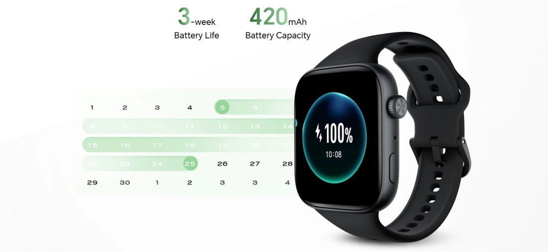 Honor Watch X5i 5502ACCH Siyah Akıllı Saat Siyah 
