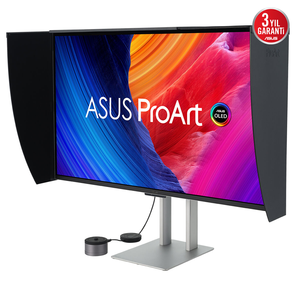 ASUS ProArt PA32UCDMR-K 32″ 240Hz 0.1ms AdaptiveSync HDR10 UHD QD-OLED Pivot Monitör