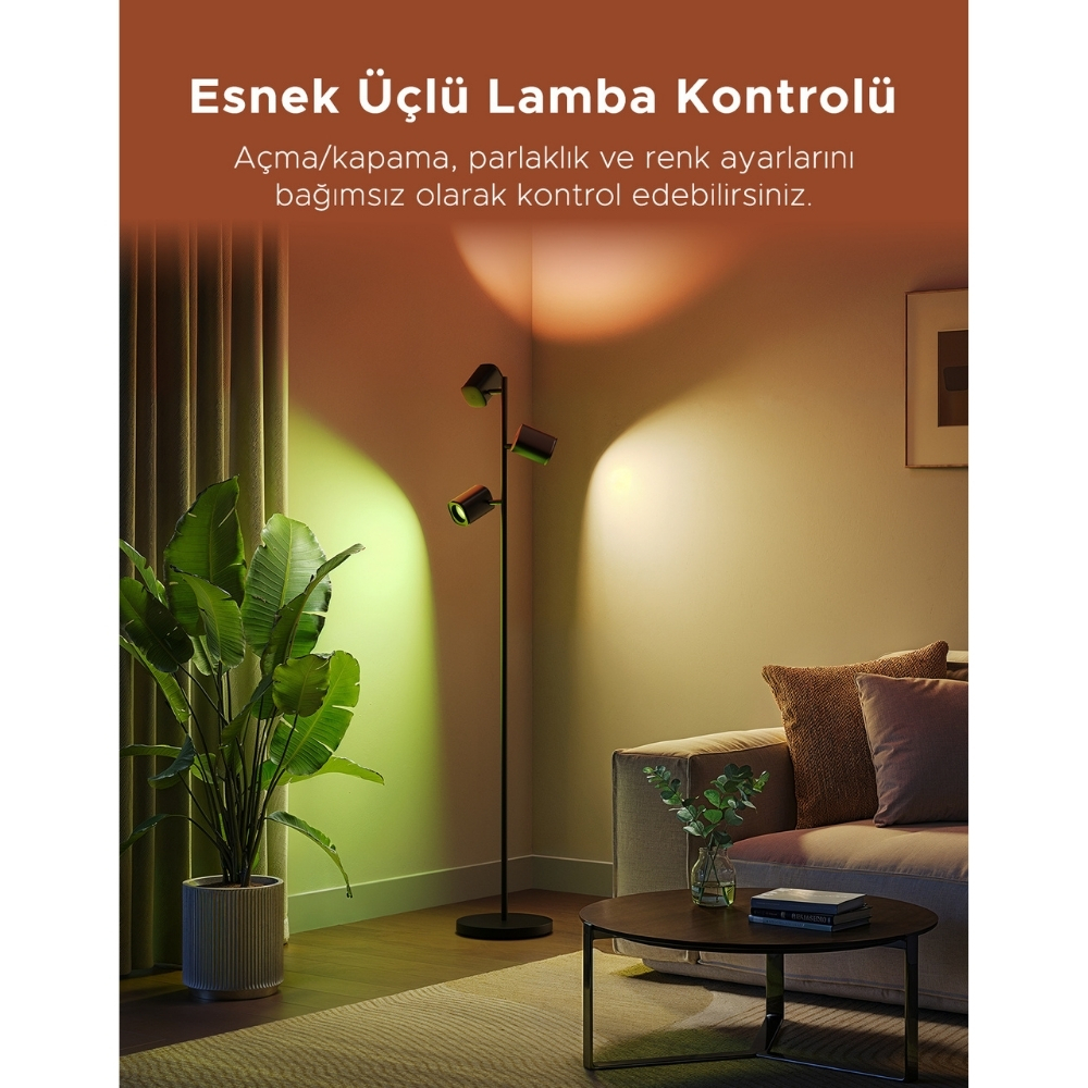 Govee Üçlü Spot Aydınlatma Köşe Lambası-H60B2311
