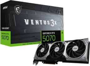 MSI GeForce RTX 5070 12GB VENTUS 3X GDDR7 192Bit DX12 Gaming (Oyuncu) Ekran Kartı 