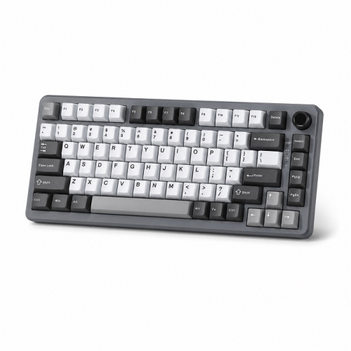 YUNZII B75 Pro Mekanik Klavye Koyu Gri Milk Switch
