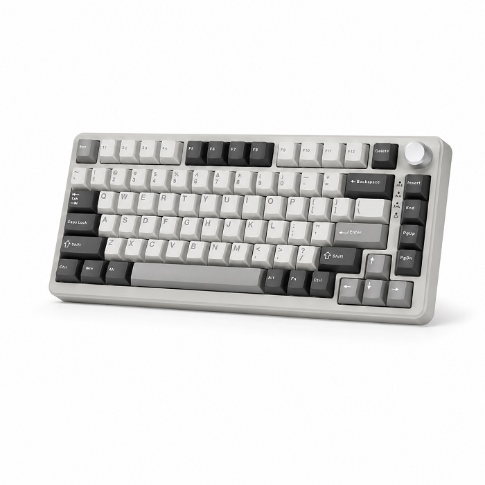 YUNZII B75 Pro Mekanik Klavye Gri Milk Switch