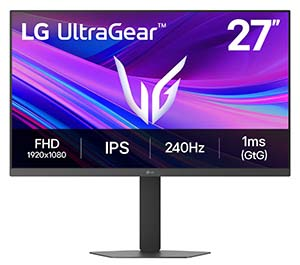 LG UltraGear G4 27G440A-B 27″ 240Hz 1ms FreeSync G-Sync HDR10 Pivot FHD IPS Gaming Monitör