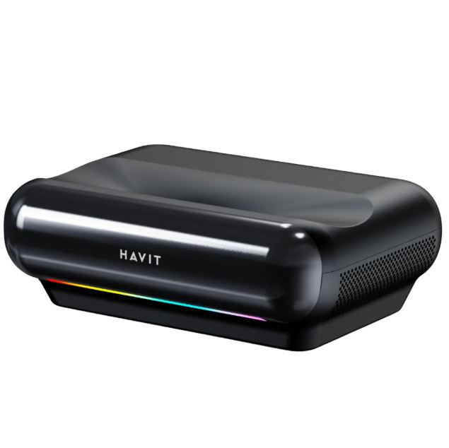 Havit PJ610 Plus Ultra Kısa Mesafe Lazer Projeksiyon Cihazı (900 ANSI / 4K Destekli / Google TV)