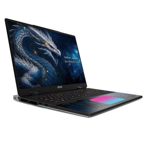 MSI Titan 18 HX Dragon Editon A2WJ-1223TR Ultra 9 290HX Plus 96GB 4TB SSD 24GB RTX5090 18 UHD+ 120Hz W11H Gaming Notebook