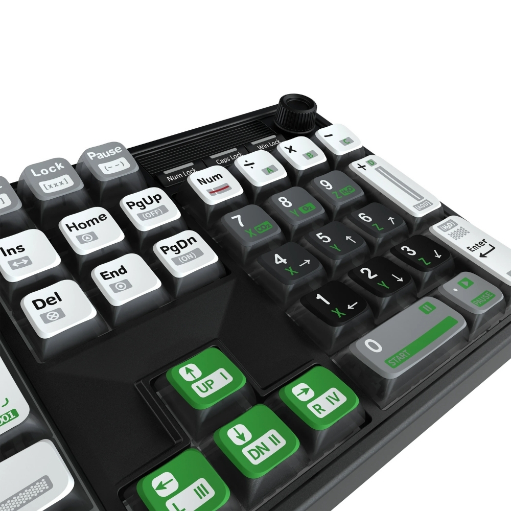 Hawk HK510 Mekanik Prelubed Switch RGB Tri-Mode Kablosuz/Bluetooth Full Türkçe Gaming Klavye