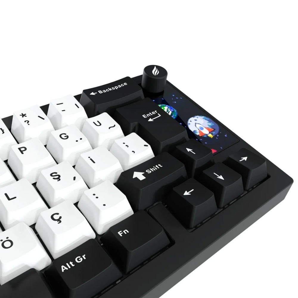  Hawk HK540 Mekanik Prelubed Switch RGB Tri-Mode Kablosuz/Bluetooth %65 Full Türkçe Gaming Klavye