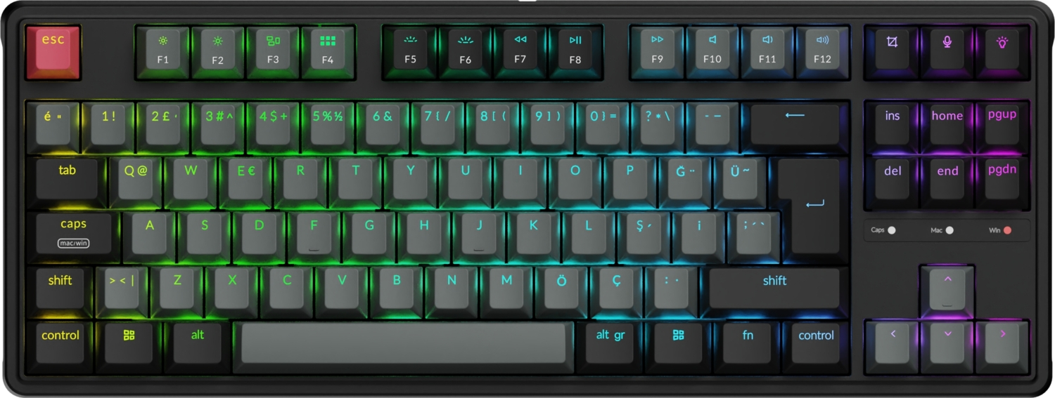 Keychron C3 Pro 8k QMK C3PX-H3Z-TR Gaming Klavye