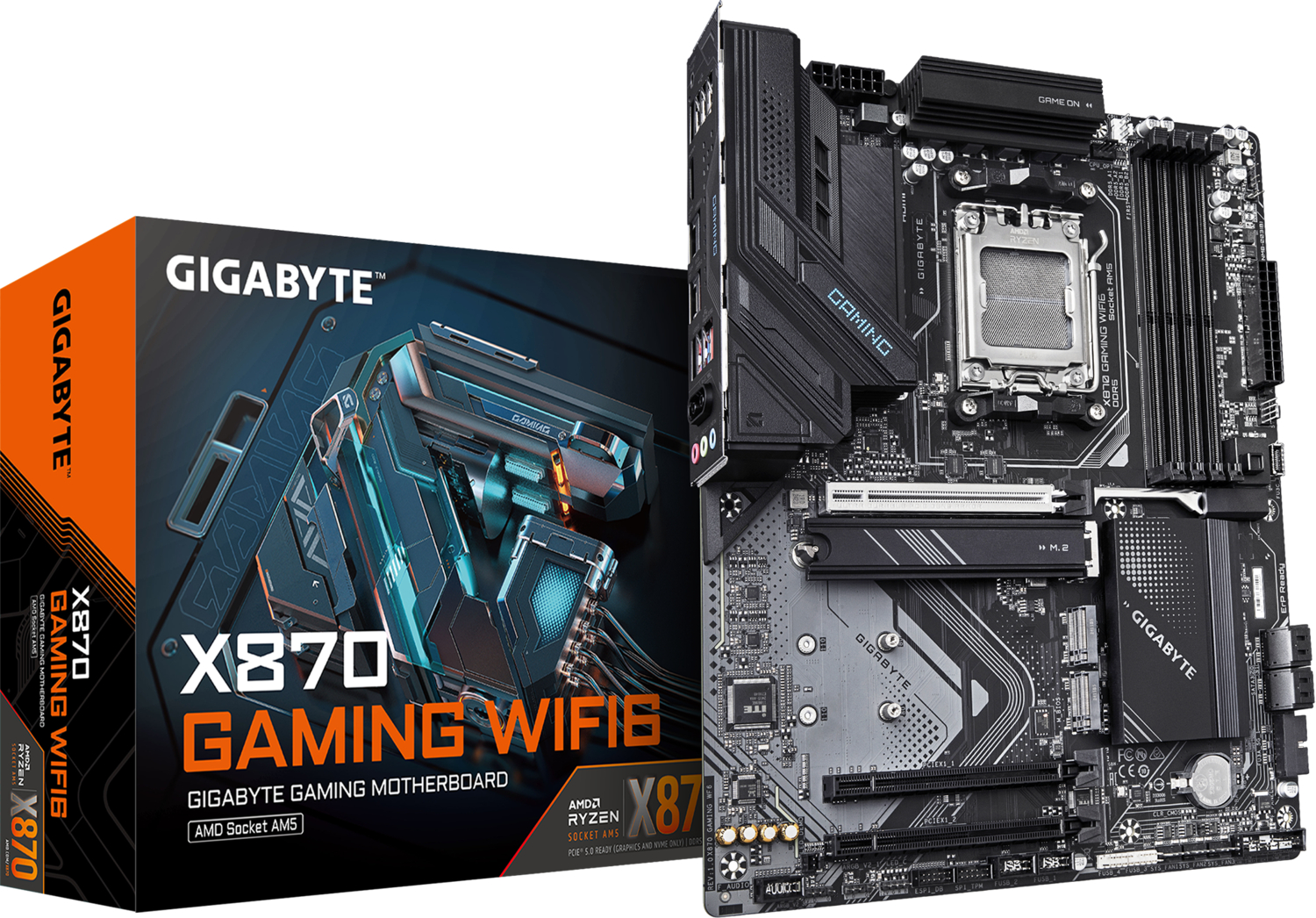 Gigabyte X870 GAMING Soket AM5 ATX Gaming (Oyuncu) Anakart