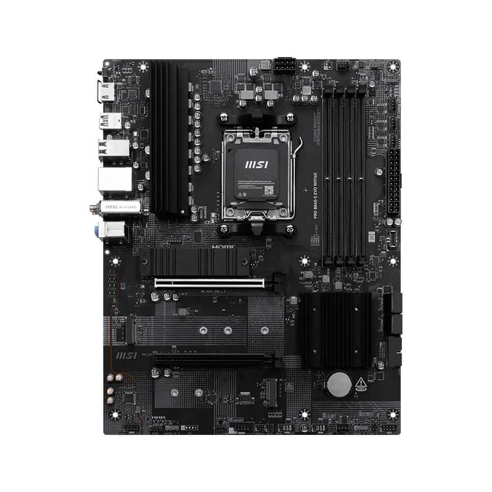 MSI PRO B840-S EVO WIFI6E 8000MHz(OC) DDR5 Soket AM5 M.2 HDMI ATX Gaming Anakart