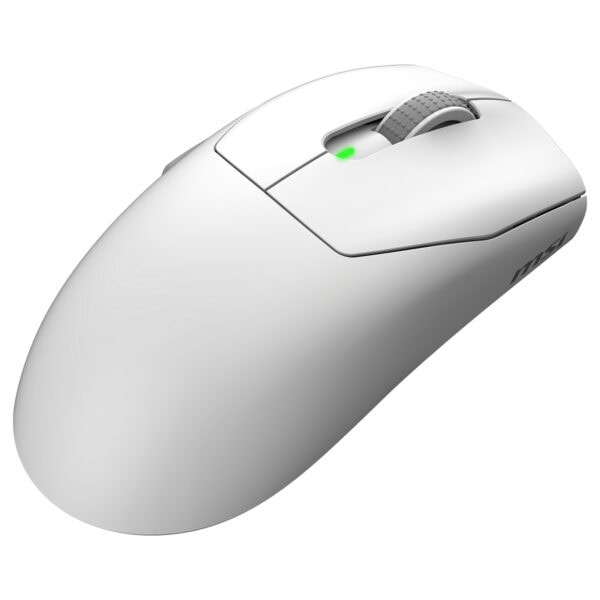 MSI FORGE GM340 Wireless 12000 DPI 1000Hz RGB Kablosuz Beyaz Gaming Mouse