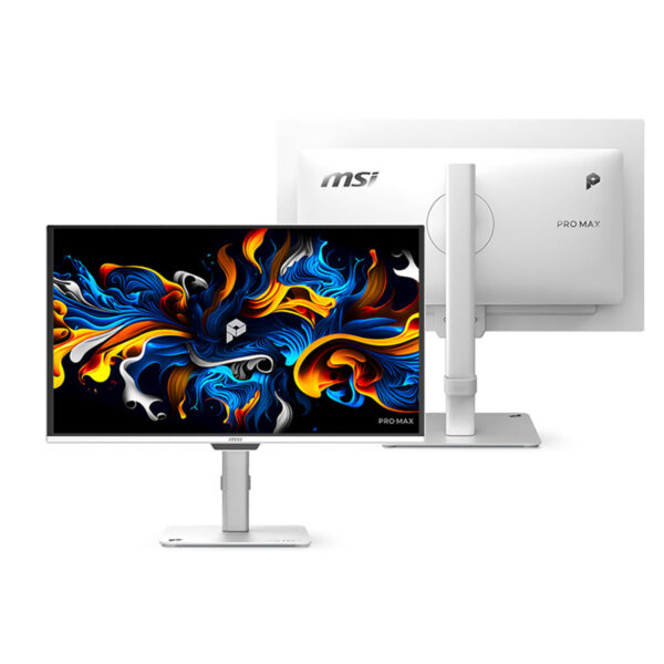 MSI PRO MP271UPXW E12 26.5″ 120Hz 0.03ms UHD 4K QD-OLED Flat FreeSync Premium Pro Pivot Beyaz Monitör
