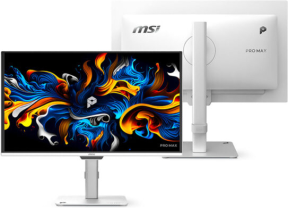 MSI PRO MP271UPXW E12 26.5″ 120Hz 0.03ms UHD 4K QD-OLED Flat FreeSync Premium Pro Pivot Beyaz Monitör