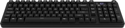 Hawk Gaming HK258B Membrane LCD RGB Kablosuz/Bluetooth Siyah Full Türkçe Gaming Klavye