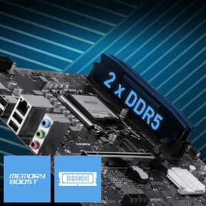 MSI PRO H810M-E Intel H810 Soket 1851 DDR5 6400+(OC)MHz mATX Gaming (Oyuncu) Anakart