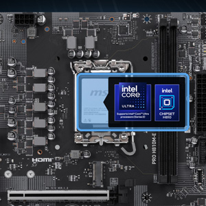 MSI PRO H810M-E Intel H810 Soket 1851 DDR5 6400+(OC)MHz mATX Gaming (Oyuncu) Anakart