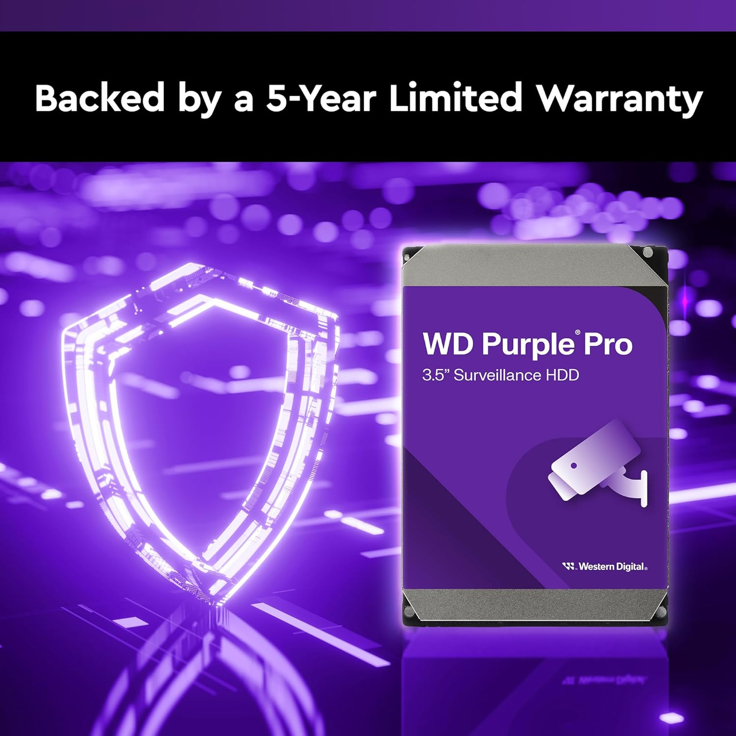 WD Purple Pro 10TB 3.5″ 7200RPM 512MB SATA 6GB/s 7/24 Güvenlik Diski